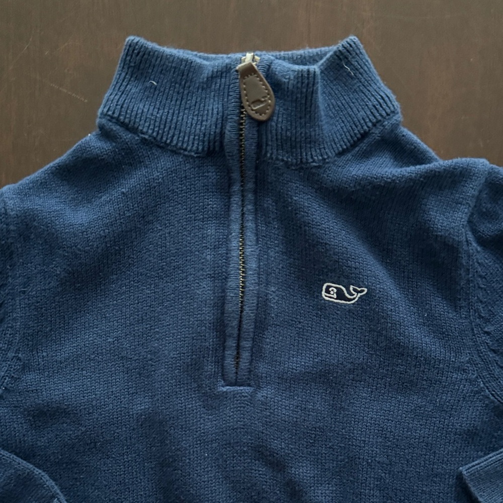 Vineyard Vines Navy Kids Sweater - Picture 3 of 5